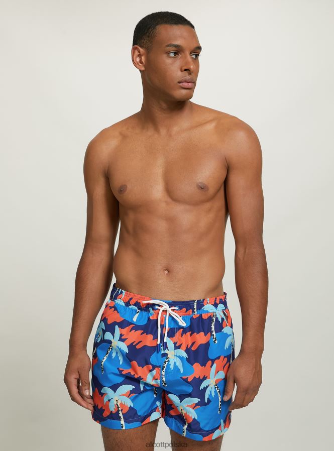 odzież Alcott strój kąpielowy w kamuflażu kamuflaż fluo mężczyźni 2TXFF6876